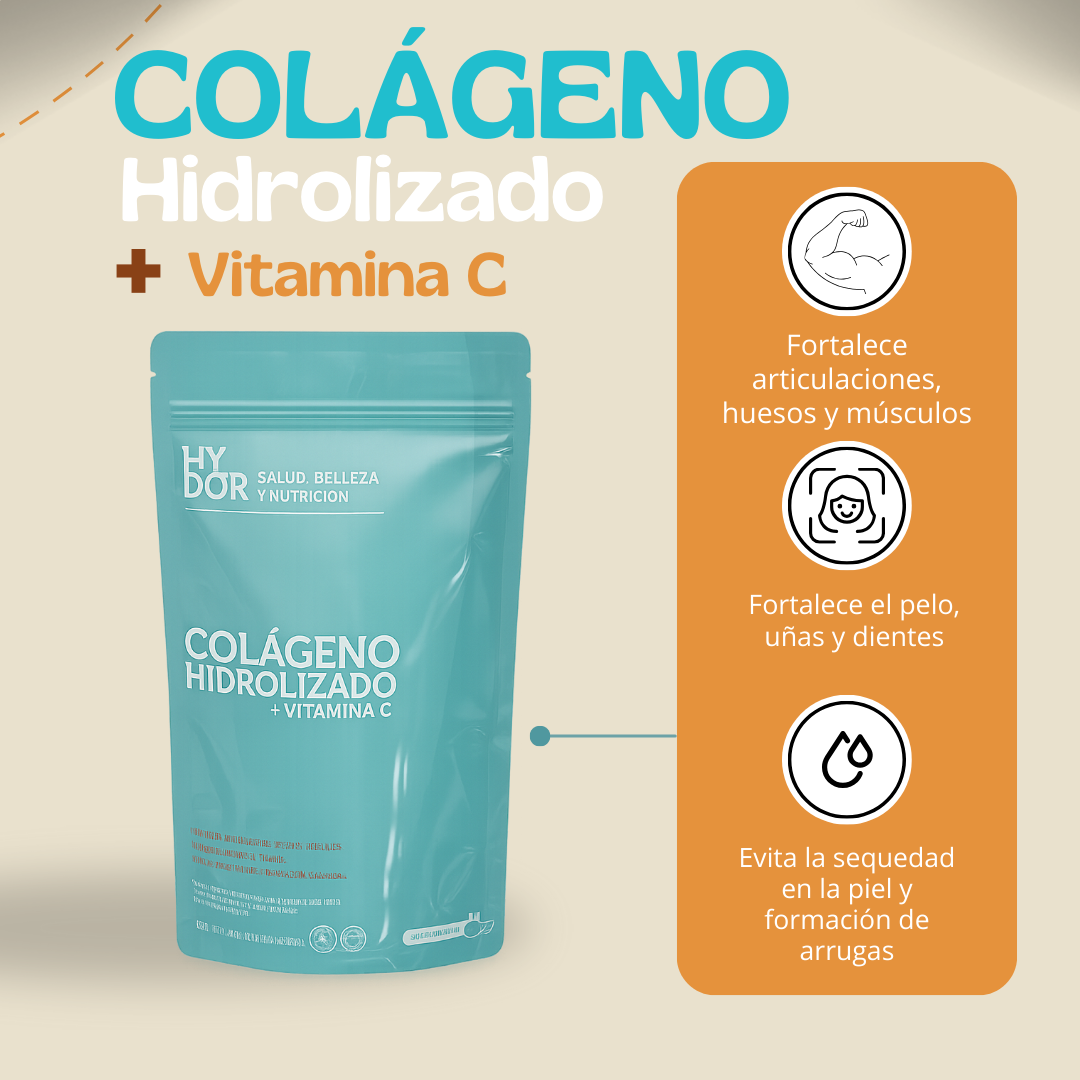 HYDOR Colágeno Hidrolizado+Vitamina C