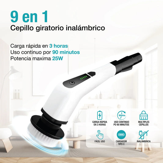 Cepillo de Limpieza Multifuncional 9 en 1
