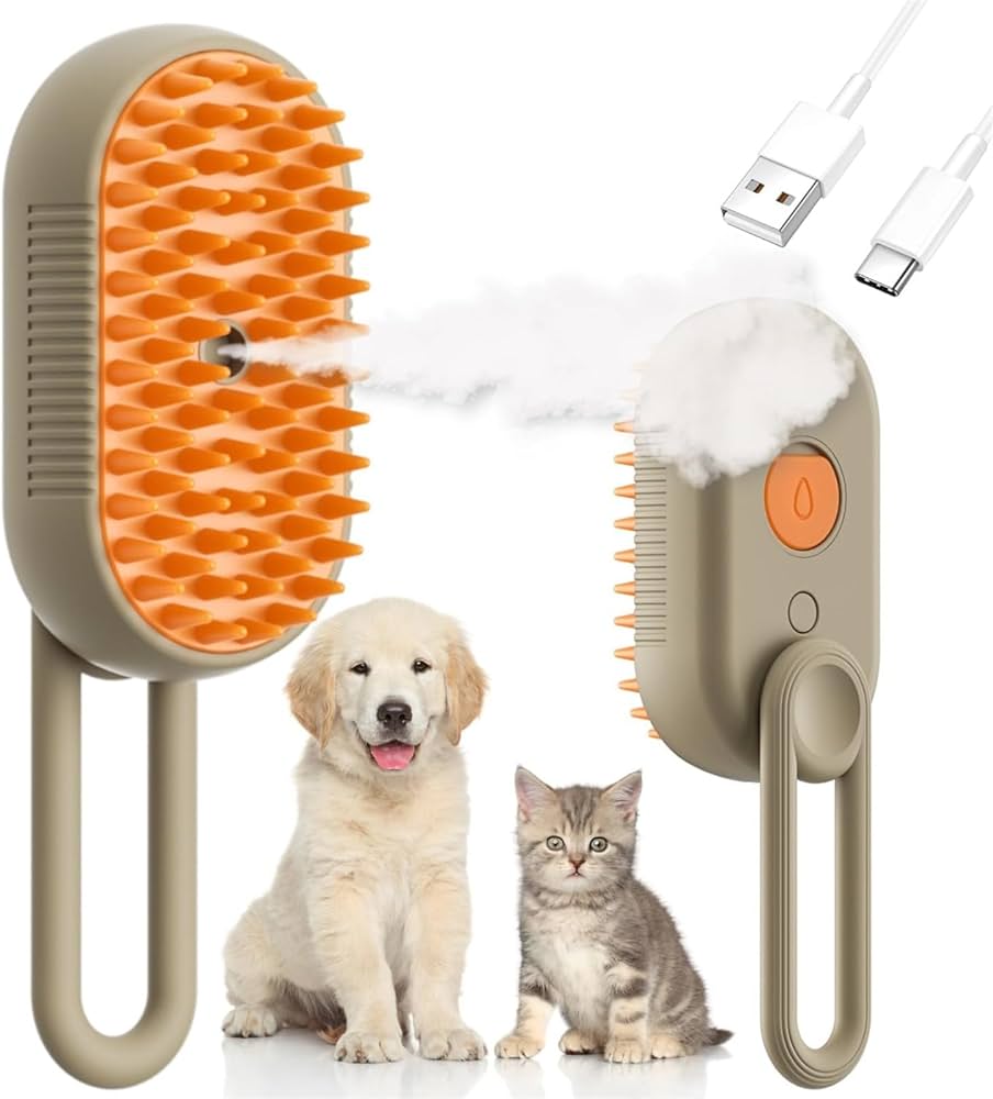 Clean Pet: Cepillo Vaporizador para Mascotas