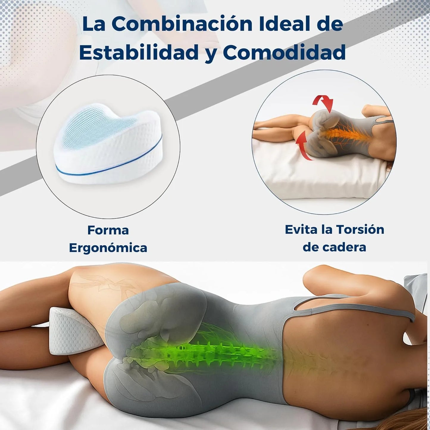 Contour Leg - Almohada Ortopédica