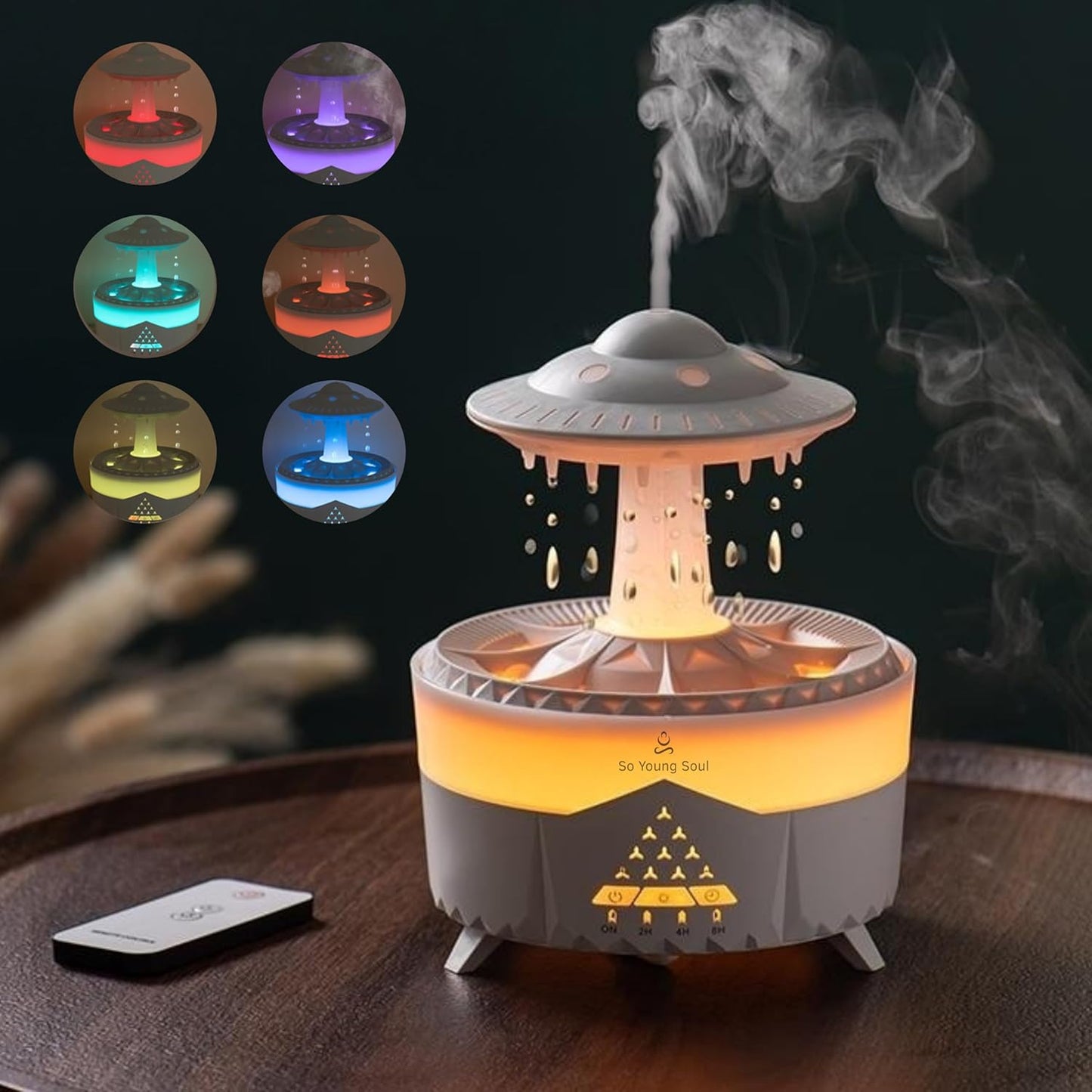 Lámpara Humidificadora Raindrop