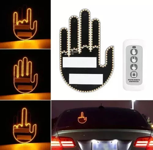 Mano Led Interactiva Para Autos